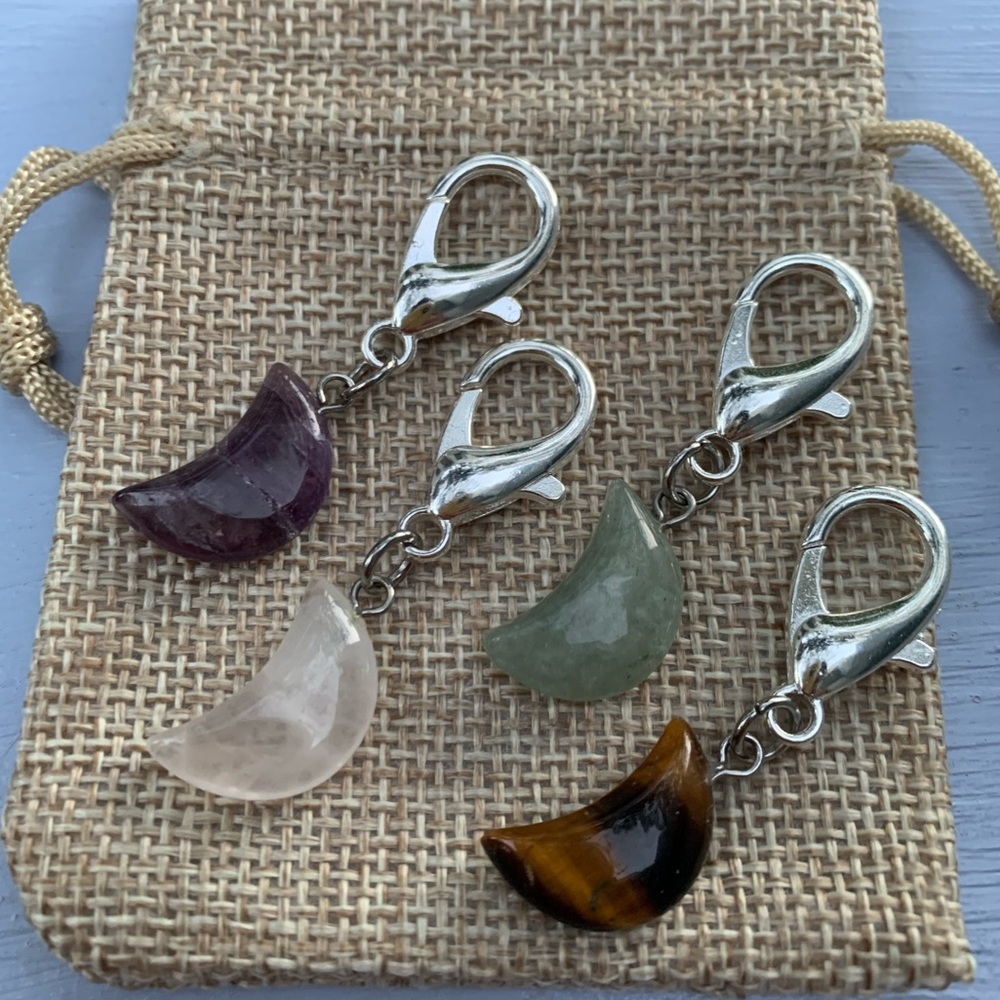 Crystal Pet Charms Amethyst Pet Charm Rose Quartz Pet Charm Tigers Eye Pet Charm